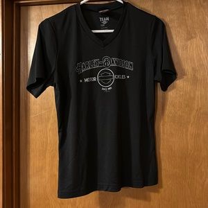 New Harley Davidson Shirt. Black with white writing. Medium